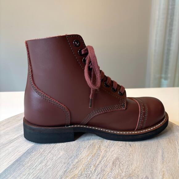 US Army Leather Combat Boots WWII Repro Goodyear Welt Dress Uniform Size 5 - Picture 6 of 12